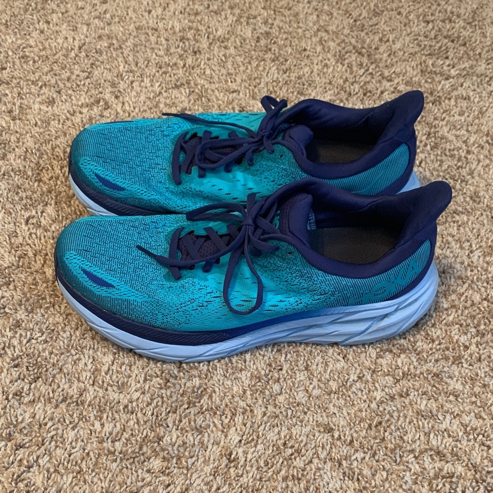 Teal and Navy Hoka Shoes Men’s